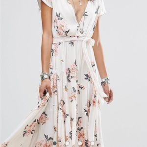 Free People Floral Maxi Dress